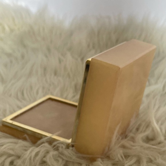 Vintage Alabaster Trinket Jewelry Holder. Antique Italian Powder Box - Picture 4 of 9